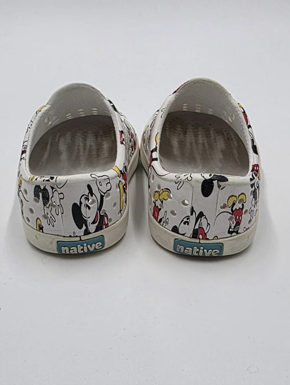 Native x Disney Jefferson toddler Mickey Mouse shoes size 5